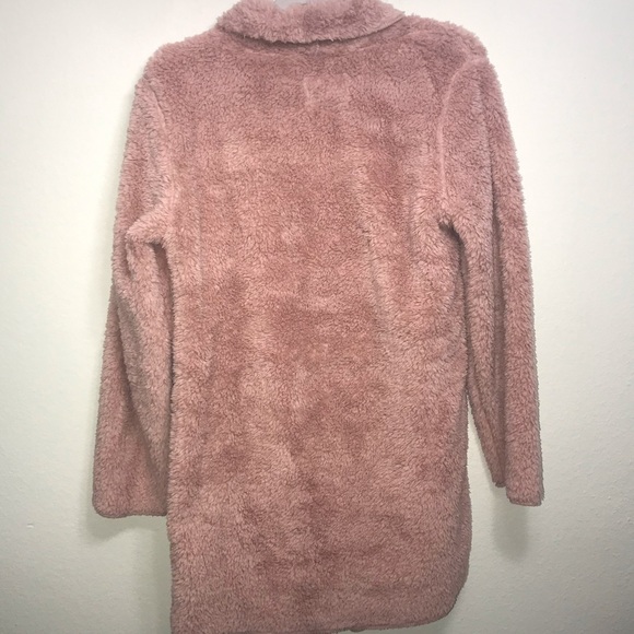 NWT Nordstrom Cozy Teddy Wrap Sherpa Coat - Picture 6 of 7